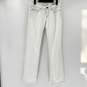Gap Jeans Womens White Low Rise Straight Leg Jeans Size 27 4